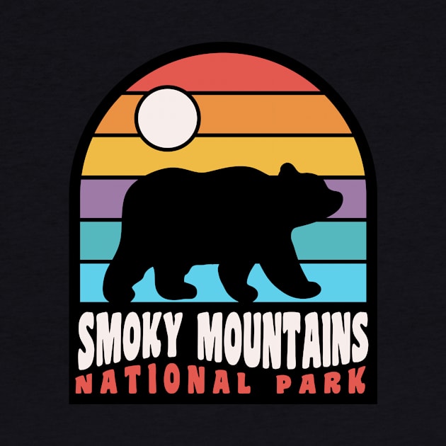 Smoky Mountains National Park Great Smokies Tennessee Bear by PodDesignShop